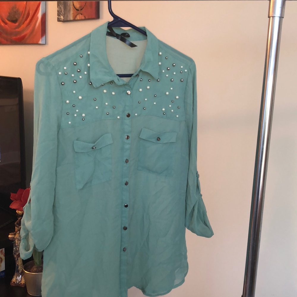 Beaded blouse